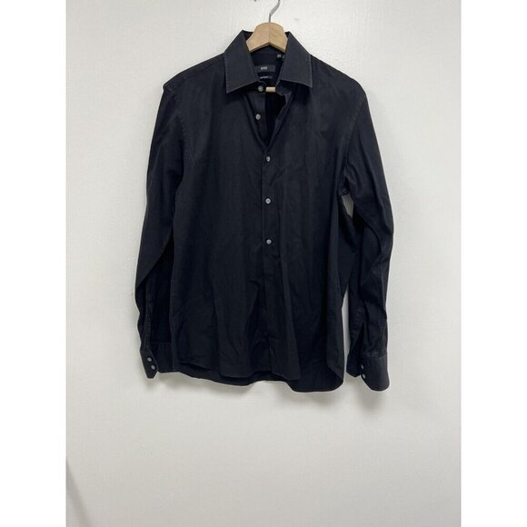 Hugo Boss Men SLIM-FIT SHIRT IN PERFORMANCE- STRETCH JERSEY  Size 34/35 - Picture 4 of 10